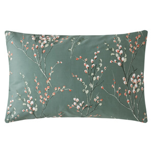 Laura Ashley Pussy Willow Fern Green Pair of Pillowcases